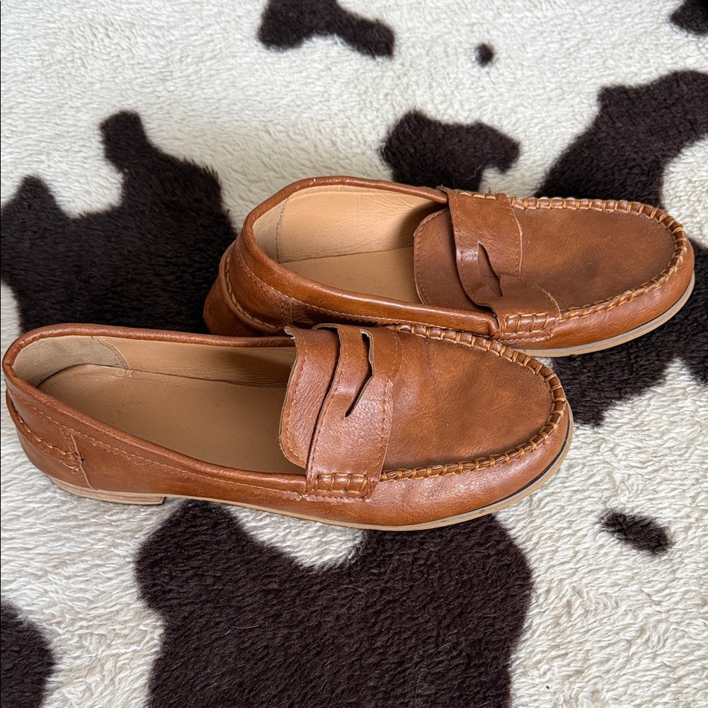Men's Brown Penny Loafers - Classic Slip-On Dress Casual